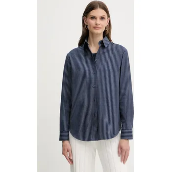 Dámská košile Bavlněná košile MM EFFIGE 2526116037600 námořnická modř 59X, vel. 42