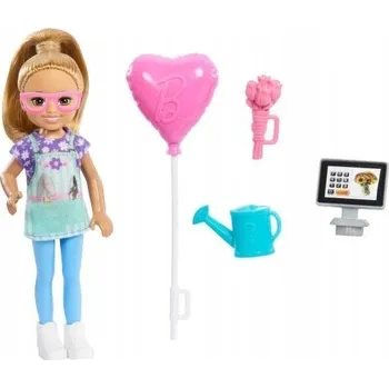 Panenka Panenka Barbie Chelsea Můžeš být – Květinářka s doplňky, panenka HTK32
