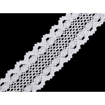 Bavlněná krajka / vsadka paličkovaná šíře 50 mm - 8596475622127