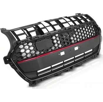 Kapota Přední maska Suzuki Swift VI, 2017-, Sport style, matně černá s červeným pruhem (GRSI02)