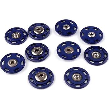 Knoflík Designové patentky / druky Ø25 mm Balení: 5 pár, Varianta: 5 modrá pařížská - 8591149666544