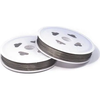 Korálek Nylonové lanko Ø0,45 mm Balení: 1 ks, Varianta: 1 platina - 8591149455650