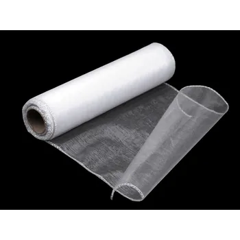 Organza šíře 21 cm Balení: 9 m, Varianta: 1 bílá - 8591149823213