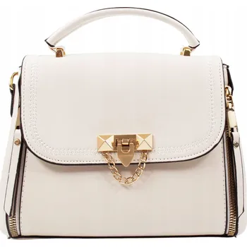 Kabelka Alessio kabelka kufřík eko kůže bílá