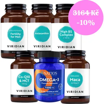 VIRIDIAN Balíček MAXIMÁLNÍ PODPORA - Komplexní péče o reprodukční zdraví