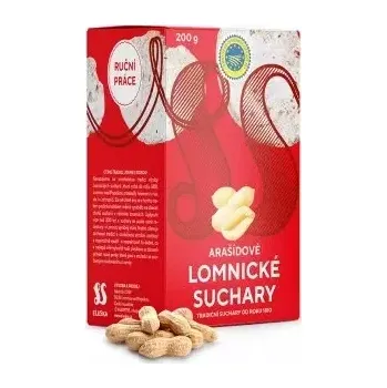 Bonbon Arašídové Lomnické suchary obalené v moučkovém cukru s lehkou arašídovou příchutí jsou jedinečnou kombinací jemnosti a chuti. 200 g