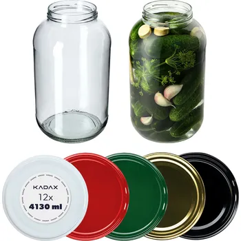 Sklenice Skleněné Sklenice Kadax Anna 4 l 12 kusů