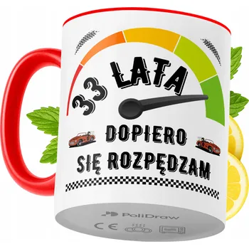 Hrnek Polidraw Hrnek Polidraw Narozeniny33 keramika 330 ml