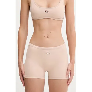 Dámské kraťasy Kraťasy Diesel SOPHIA-UTLT dámské, béžová barva, high waist, A19360.0PJBA 02X, vel. XS