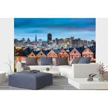 Fototapeta DIMEX | Samolepicí vliesová fototapeta na zeď San Diego, Kalifornie MA-5-1237 | 375 x 250 cm | zelená, modrá, hnědá, šedá + Samolepicí vliesová fototapeta na stěnu DIMEX San Diego, Kalifornie MA51237 v rozměru 375 x 250 cm