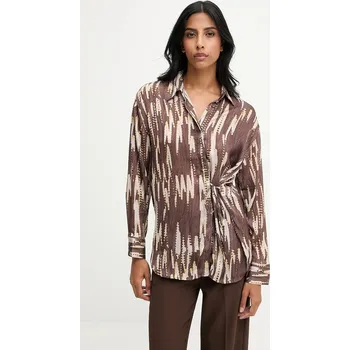 Košile Answear.LAB OR.34532.TOS hnědá 88X, vel. S