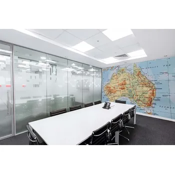 Fototapeta DIMEX | Samolepicí vliesová fototapeta na zeď Mapa Austrálie MA-5-1517 | 375 x 250 cm | zelená, modrá, hnědá + Samolepicí vliesová fototapeta na stěnu DIMEX Mapa Austrálie MA51517 v rozměru 375 x 250 cm