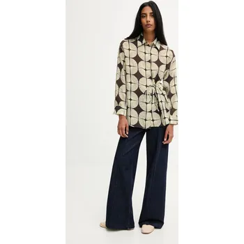 Pánská košile Košile Answear.LAB OR.34411.tos zelená 77X, vel. M