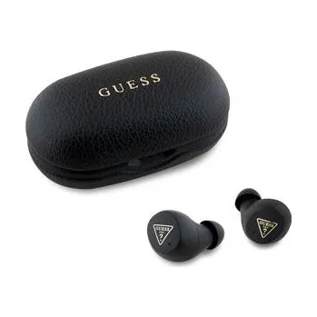 Sluchátka Guess PU Grained ENC TWS Bezdrátová Sluchátka Black