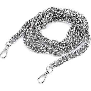 Řetízek na kabelky s karabinou délka 120 cm Balení: 1 ks, Varianta: 1 nikl - 8596475532006