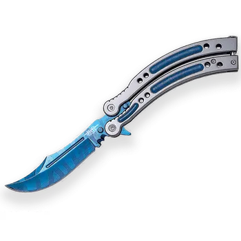 kapesní nůž JKR COUNTER STRIKE GO MOTÝLKOVÝ NŮŽ ČEPEL 10cm. JKR0539