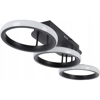 LED STROPNÍ SVÍTIDLO STROPNÍ SVÍTIDLO ZÁVĚSNÉ SVÍTIDLO, LOFT, ČERNÉ, 3 TEPLÁ BARVA BARVA
