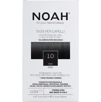 Barva na vlasy Krémová barva na vlasy černá Noah 140ml