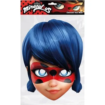 Karnevalová maska Papírová maska - Kouzelná beruška