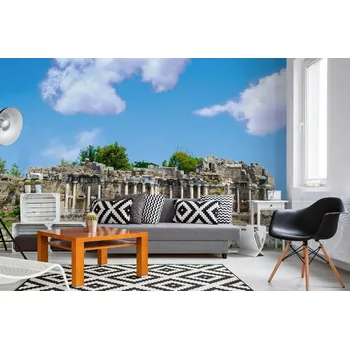 Fototapeta DIMEX | Samolepicí vliesová fototapeta na zeď Starověké ruiny MA-5-1209 | 375 x 250 cm | zelená, modrá, bílá, béžová + Samolepicí vliesová fototapeta na stěnu DIMEX Starověké ruiny MA51209 v rozměru 375 x 250 cm