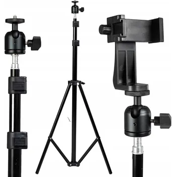Stativ Sada pro streamování: Stativ + Adaptér pro smartphone + Kulová hlava