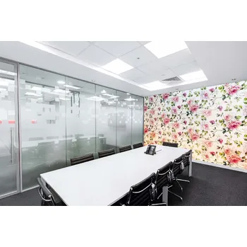 Fototapeta DIMEX | Samolepicí vliesová fototapeta na zeď Malé růže MA-5-1287 | 375 x 250 cm | bílá, fialová, růžová + Samolepicí vliesová fototapeta na stěnu DIMEX Malé růže MA51287 v rozměru 375 x 250 cm