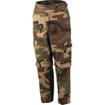 Mil-Tec Kalhoty dětské woodland zip L