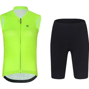 cyklistický dres RIVANELLE Cyklistický krátký dres a krátké kalhoty - PURE - černá/žlutá