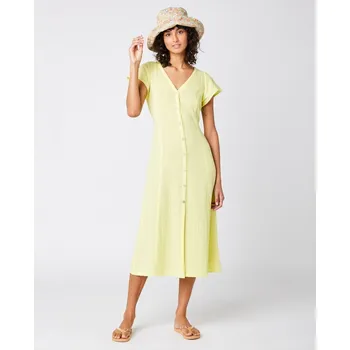 Dámské šaty šaty Rip Curl PREMIUM SURF LONG DRESS Bright Yellow velikost M