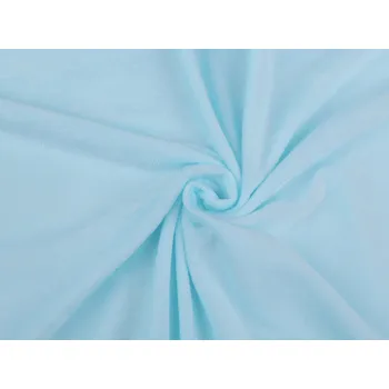 Minky hladké / jemný plyš SAN Balení: 1 m, Varianta: 12 (145) modrá světlá - 8596475032636