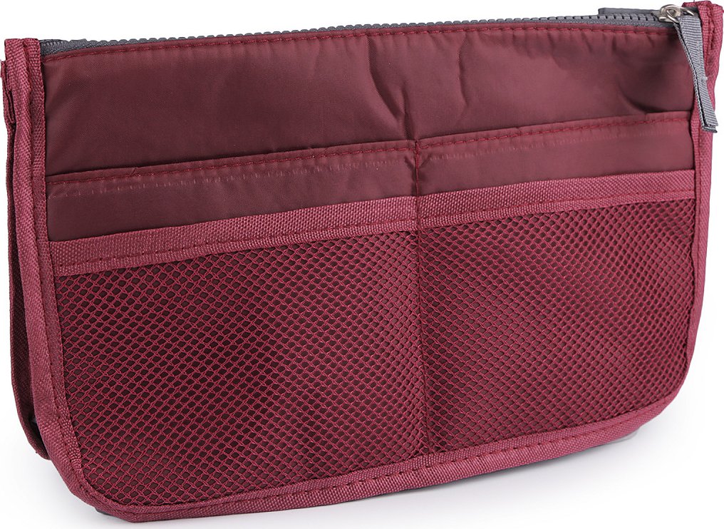 Organizér do kabelky 16x27 cm Balení: 1 ks, Varianta: 7 vínová - 8596475002349