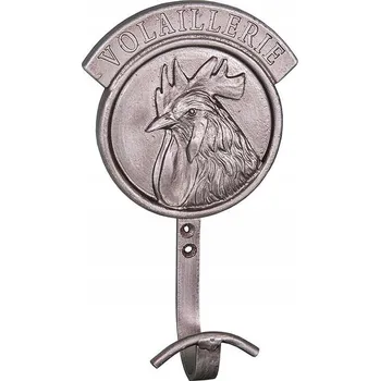 Věšák DEKORATIVNÍ KOVOVÝ VĚŠÁK Vintage Kohout Antic Line