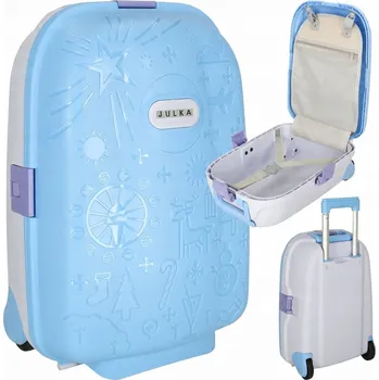 Dětský Cestovní Kufr na Kolečkách do Kabiny Letadla s LED a Jménem