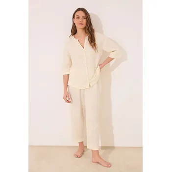 Dámské pyžamo Pyžamo women'secret 3599229 béžová 01X, vel. XS