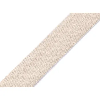 Popruh BA+PES šíře 32 mm Balení: 1 m, Varianta: 1 (031) režná světlá - 8596475196574