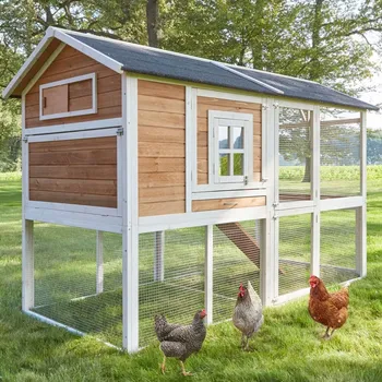 PRODUMAZAHRADU Kurník s výběhem pro cca 8 slepic 200x90x120cm