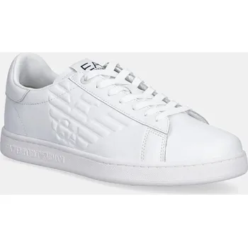 Dámská obuv Kožené tenisky EA7 Emporio Armani AF10848.7X000331 bílá 00A, EUR 41 1/3