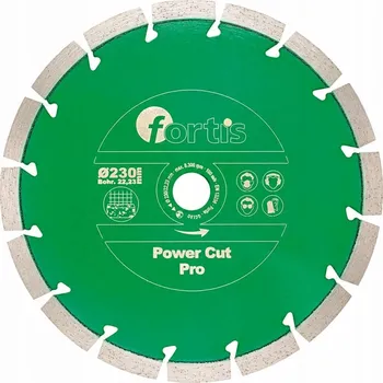 Řezný kotouč Diamantový kotouč Fortis Power Cut Pro 180 mm