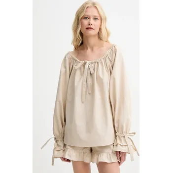 Dámská halenka Lněná halenka The Sleeper CHBL06P017N béžová 80X, vel. XS