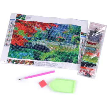 Diamantové malování Diamantové malování 20x30 cm Balení: 1 sada, Varianta: 5 viz foto krajina - 8596475346375