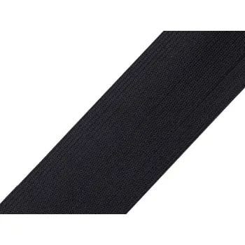 Pruženka tkaná šíře 50 mm Balení: 25 m, Varianta: 2 černá - 8591149063794