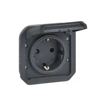 Elektrická zásuvka Elektrická Zásuvka hermetická Legrand šedá