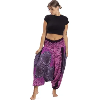 Dámské kalhoty Harémové kalhoty / Sultánky THAI RINGS růžové