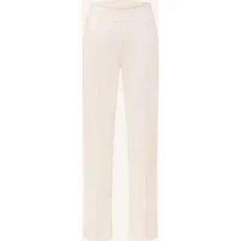 Dámské kalhoty Milano Italy Dámské Žerzejové Kalhoty, krémová, 40