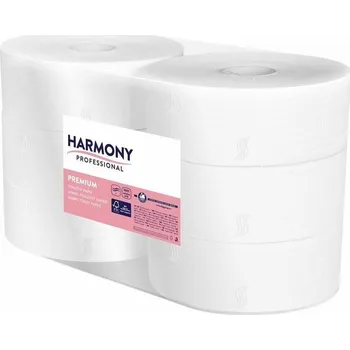 Toaletní papír Papír toaletní Harmony Jumbo 100 % celulóza - průměr 280 mm