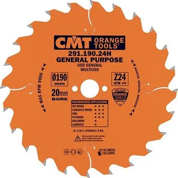 Pilový kotouč IGM kotouč pilový HM CMT D190x30 Z24, C29119024M