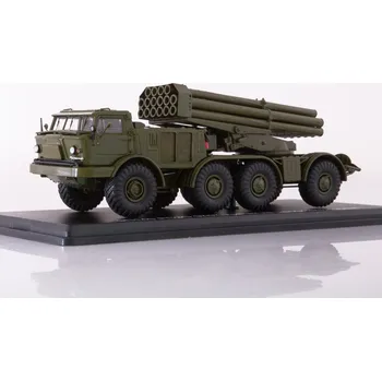 autíčko SSM - Start Scale Models ZIL-135LM 9P140 RSZO 9K57 Uragan 1:43 - SSM ZIL 135LM 9P140 RSZO 9K57 Uragan - kovový model auta