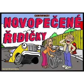 Žertovný předmět Certifikát novopečené řidičky