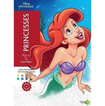omalovánky Mystery Colouring - Princesses, Reveal iconic Disney characters with colour by number - Mariez, Jeremy