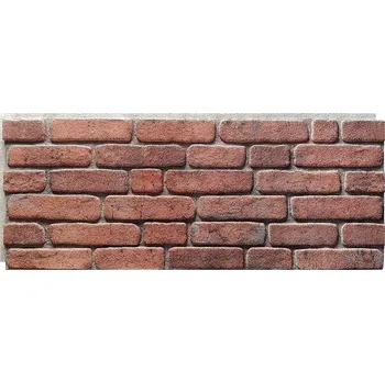 Obklad Fasádní obklad Cihla Rustik Červená (50 x 120 x 3,5 cm)